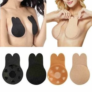 4 Pcs Invisible Breast Nipple Cover Lift Sticky Silicone Gel Push Up Bra
